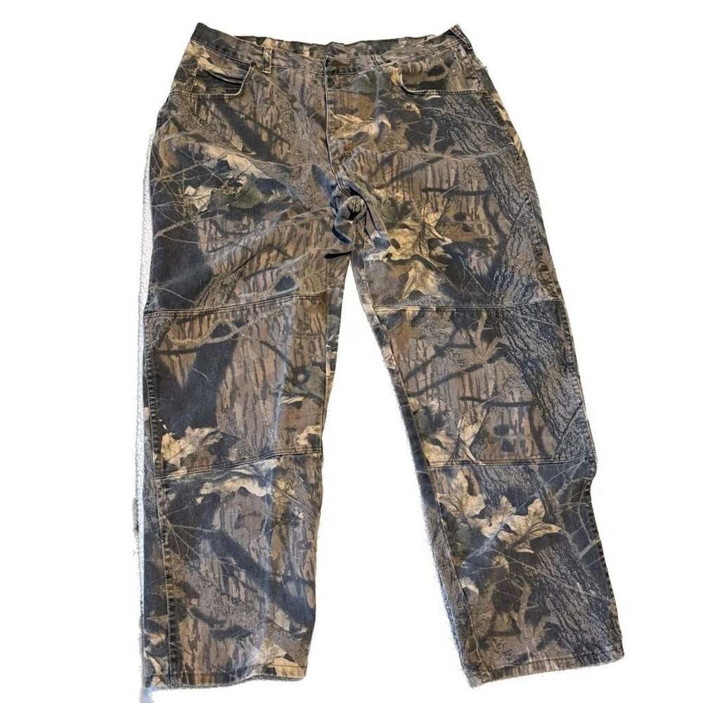 Wrangler Authentics Double Knee RealTree Camo Pants